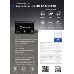 Akumulator Power LAB LiFePo4 12,8V 230Ah