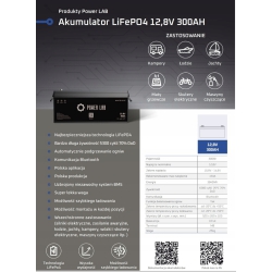 Akumulator Power LAB LiFePo4 12,8V 300Ah