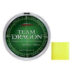 Plecionka Team Dragon Momoi żółta fluo  0,08 mm/6,10kg  - 135m