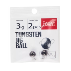 Czeburaszka Lucky John Tungsten Jig Ball Black Nickel 3g