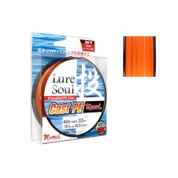 Plecionka Lure Soul Cast P.E. pomarańczowa 0,16 mm / 9,0kg - 150m