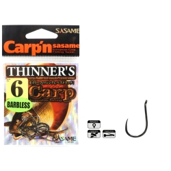 Haczyki Sasame F-520 Thinner's Barbless / 14 szt. -  nr 6