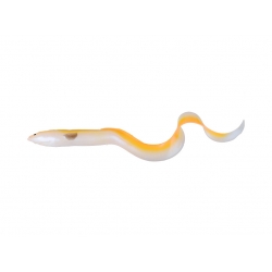 Savagear Węgorz Real Ell albino eel 15cm ogon skierowany ku górze