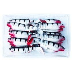 Guma Savage Gear Cannibal 12,5cm/20g - White Red Limited