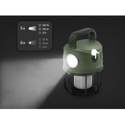 Lampa kampingowa Delphin Multix 3W/4400mAh 3W/450lm/4400mAh