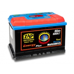 Akumulator 80Ah 600A Zap Energy Plus