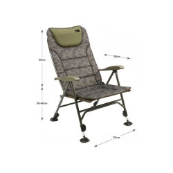 Krzesło Level Chair Carp Spirit Blax Relax Chair Xl Camo