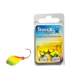 Mormyszka wolframowa Finnex Dirk Swarovski D40 – kolor SZH