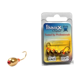 Mormyszka wolframowa Finnex Dirk Swarovski D45 – kolor SGO