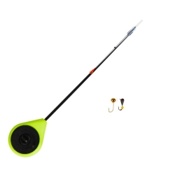 Wędka Lucky John Bałałajka MORMYSHKA SET + żyłka + mormyszki + kiwok