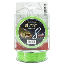 Plecionka sumowa Dragon G.Cat Xtreme 8-splotowa neon green 80lb/36,30kg  250m