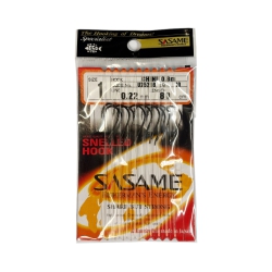 Haki z przyponami Sasame Chinu F-714 nr 1 - 0,22mm / 80cm